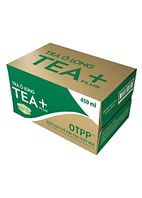 Thùng 24 Chai Trà Ô Long Tea+ Plus (450ml/Chai)