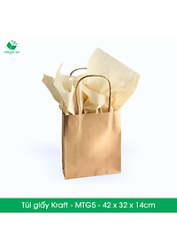 MTG5 MTG5T - COMBO 25 TÚI GIẤY KRAFT - 42x32x14 cm