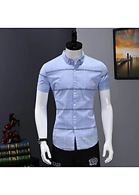 Áo Sơ Mi Nam Ngắn Tay Caro Thời Trang Cao Cấp PONIVA Chất Vải Cao Cấp Mềm Mại Thấm Hút Mồ Hôi Tốt