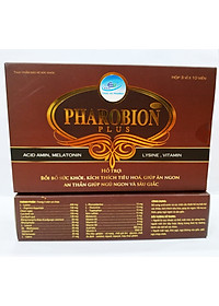 VIÊN ĂN NGỦ NGON PHAROBION PLUS - GIÚP AN THẦN NGỦ SÂU GIẤC - ĂN NGON MIỆNG - BỒI BỔ SỨC KHỎE - TĂNG SỨC ĐỀ KHÁNG CHO CƠ THỂ - MỖI NGÀY 1 VIÊN - HỘP 30 VIÊN