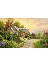 Bộ tranh xếp hình cao cấp 1000 mảnh ghép – Khói Lam Chiều