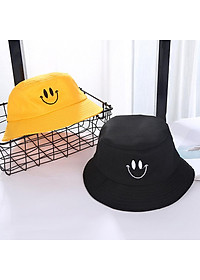 Nón tai bèo mũ bucket nam nữ mặt cười với chất liệu vải cotton thoáng mát dễ thấm hút mồ hôi - Hạnh Dương
