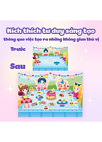 Công chúa Cherry Sách bóc dán sticker cho bé gái