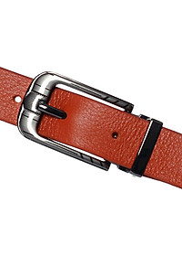 Thắt Lưng Nữ Da Bò Huy Hoàng HT5126 - Cam