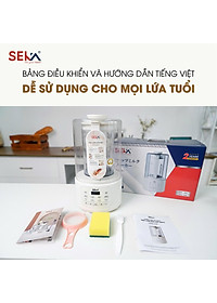 (Phiên Bản Mới) Máy Làm Sữa Hạt Đa Năng 1,5L SEKA E600 Chống Trào, Chống Ồn, 8 Chức Năng - Hàng Chính Hãng
