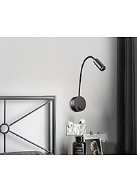 Đèn đọc sách đầu giường, Loại gắn tường, Ánh sáng chiếu rọi điểm 3W, Nguồn 220V