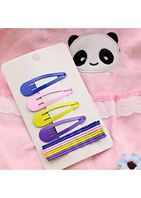 Vỉ kẹp tăm màu sắc kẹp mái dễ thương