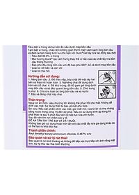 Gel Tẩy Rửa Bồn Cầu  DUCK  Hương Oải Hương 900ml