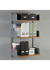 Kệ Ray Tường SMLIFE Railshelf 2 Tầng H60cm - Kệ Sách Treo Tường Tùy Biến Kích Thước & Vị Trí Hiện Đại Cho Căn Hộ Nhỏ
