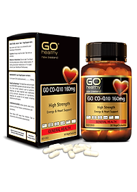 GO CO Q10 160MG 30 VIÊN - Viên uống bổ tim nhập khẩu chính hãng GO Healthy New Zealand