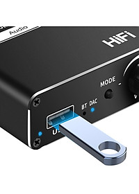SOAIY Bộ Chuyển Đổi Âm Thanh DAC HIFI Bluetooth D18 (Hỗ Trợ Cổng Optical) - Hàng Nhập Khẩu