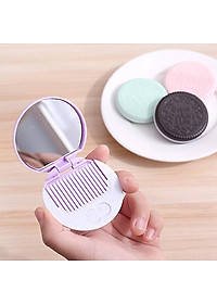 Bộ gương lược bỏ túi mini hình chiếc bánh cookies lạ mắt