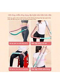 Vòng Lắc Eo Lò Xo Thép Bọc Nhựa Mềm – Giảm Mỡ Bụng, Eo Thon Nhanh, An Toàn Tại Nhà - HÀNG CHÍNH HÃNG MINIIN