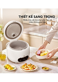 Nồi cơm điện Lebenlang LBL0589 dung tích 1200ml, công suất 500W, thiết kế đơn giản hiện đại - hàng chính hãng