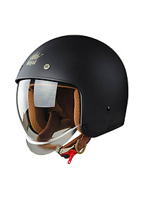 Mũ Bảo Hiểm Royal M139 Đen Nhám Kính Âm