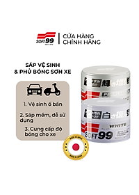 Sáp Vệ Sinh Và Phủ Bóng Sơn Xe Ô Tô Màu Trắng White SOFT99 Wax W-3