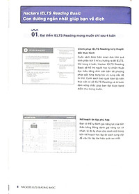 Sách Hackers IELTS Basic- Reading