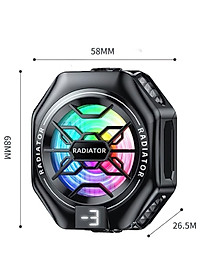 Tản nhiệt sò lạnh Led TL05 Gaming siêu mát cho điện thoại hàng nhập khẩu