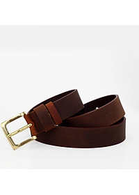 Thắt lưng nam da bò sáp khóa đồng  AT Leather S4K-03