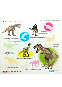 Sách 200 Miếng Bóc Dán Thông Minh - Khủng Long (Tái Bản 2018)