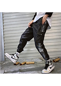 Quần jogger nam túi hộp, chất gió dù mềm mịn phong cách đường phố K06