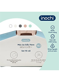 Set 10 chiếc móc áo kiểu Hara 183 hàng cao cấp - giao màu ngẫu nhiên