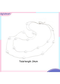 Vòng cổ Hai Lớp Bằng Hợp Kim Đính Ngọc Trai Giả Dễ Phối Đồ