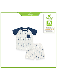 Đồ bộ cộc tay Raglan Lullaby cho bé trai