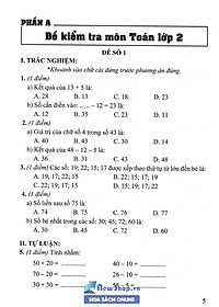 Sách Bộ Đề Kiểm Tra Môn Toán Lớp 2 (Bám Sát SGK Kết Nối Tri Thức Với Cuộc Sống)