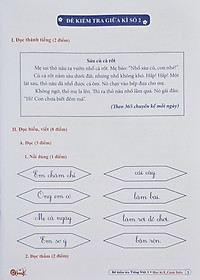 Combo Sách - Đề kiểm tra Tiếng Việt 1 học kì I + II ( Cánh Diều )