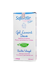Gel tắm gội dịu nhẹ cho bé Saforelle Bebe 250ml