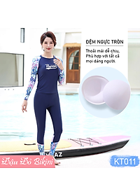 Bộ đồ bơi trung tuổi kín chống nắng, áo bơi dài tay cho mẹ và bà, quần dài mix cùng chân váy rời tránh lộ bụng, chất đẹp | KT011