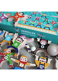 Đồ chơi trẻ em bằng gỗ Bộ Lắp Ráp Thăng Bằng Giúp Bé Khả Năng Tập Trung, Khéo léo