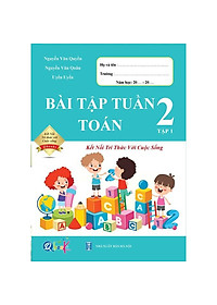 Sách - Combo Bài Tập Tuần và Đề Kiểm Tra lớp 2 - Kết Nối Toán và Tiếng Việt Học kì 1 (4 cuốn)