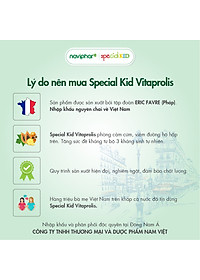 TPBVSK Special Kid Vitaprolis - Hỗ trợ giảm nguy cơ viêm đường hô hấp trên, hỗ trợ tăng cường sức đề kháng (125ml)[Siro - Nhập khẩu Pháp]