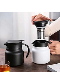 Bình pha trà, cà phê KG85S giữ nhiệt rất tốt có lõi lọc inox 316 cao cấp 1000ml - Hàng chính hãng
