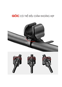 Kẹp Đèn Pin Xe Đạp, Kẹp Giữ Đèn Pin Gắn Ghi Đông Cho Xe Đạp Thể Thaom Leo Núi Lắp Đặt Dễ Dàng Mai Lee