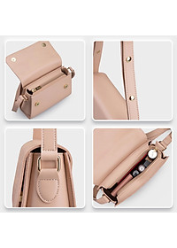 Túi Yuumy ( Thời trang nữ nắp gập dạng hộp size 21 - Túi đeo chéo da Seasand YN155 )