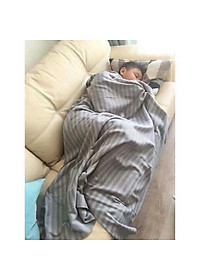 Chăn Ngủ Văn Phòng Chăn Du Lịch Giữ Ấm Màu Trơn Cho Nam Nữ Cao Cấp - Kích  Thước(160cm * 120cm) - Giao Màu Ngẫu Nhiên