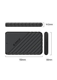 Hộp Ổ Cứng 2.5" SSD/HDD ORICO 25PW1-U3-BK HÀNG CHÍNH HÃNG