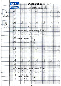 Vở Luyện Viết Lớp 2 - Tập 1 (Chân Trời Sáng Tạo)