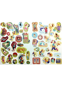 Sách Bóc Dán Thông Minh - Luyện Tay Thật Khéo, Luyện Mắt Thật Tinh - Hôm Nay Mình Đi Đâu Nhỉ?