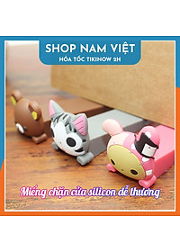Miếng Chặn Cửa Silicon Nhân Vật Hoạt Hình Dễ Thương - Chính Hãng NAVIVU