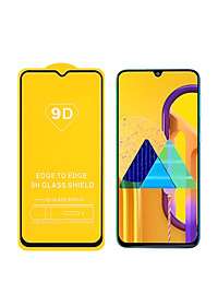 Tấm dán kính cường 9D Full màn hình cho Samsung Galaxy M21 chống xước , chống vỡ màn hình hiệu Glass - Hàng chính Hãng
