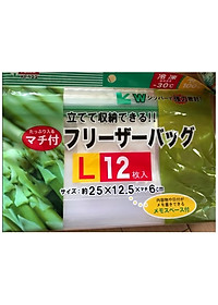 Combo 2 set túi Zip đựng & bảo quản thực phẩm - nội địa Nhật Bản ( 16 chiếc size M + 12 chiếc size L)