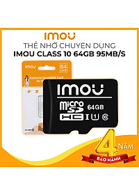THẺ NHỚ 64Gb/32Gb IMOU MICRO SDHC CLASS 10 CHUYÊN DÙNG CHO CAMERA IP, MÁY ẢNH, ĐIỆN THOẠI,... - HÀNG CHÍNH HÃNG