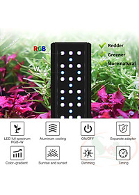 Đèn led Week Aqua New V series Ver.3 WRGB quang phổ cây bể thủy sinh cá tép cảnh