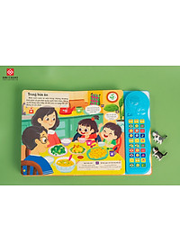 Sách - Sách âm thanh - Bé học nói Phiên bản đặc biệt với 30 nút bấm cho bé 0 - 6 tuổi - Đinh Tị Books