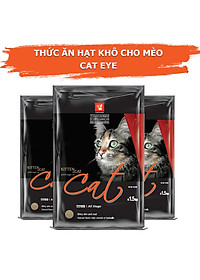 Thức Ăn Hạt Khô Cho Mèo Mọi Lứa Tuổi, Hạt Mèo Cat Eye Hàn Quốc Túi 1.5kg