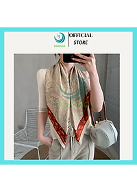 [VIDEO]- Khăn lụa quàng cổ đa năng, khăn lụa dài 90x90cm, khăn choàng lụa, khăn choàng dáng dài cao cấp- Qùa tặng ý nghĩa-CHỌN MẪU